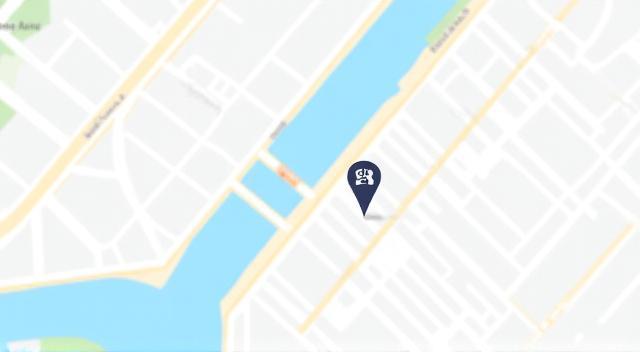 Map showing the location of Ascend Learning Solutions office in New York City